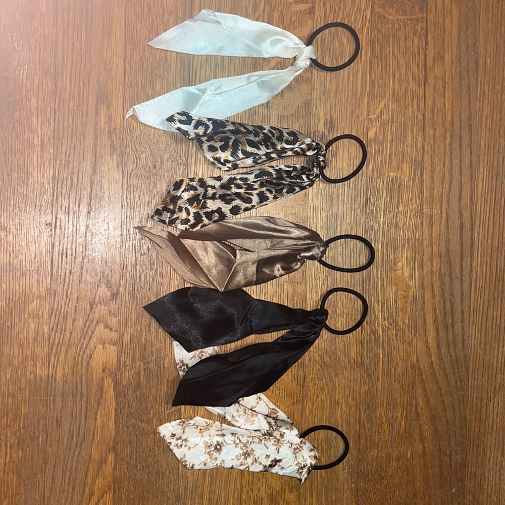 Designed Ribbon Hair Ties